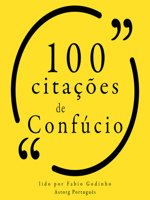 cover image of 100 citações de Confúcio